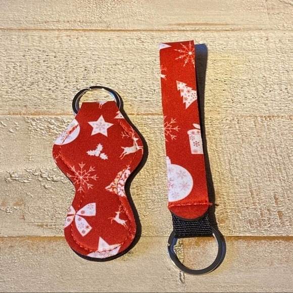 5 for $25 Stocking Stuffers Wrist Strap Lip Balm Holder Keychain Lipstick Holder - Picture 5 of 5